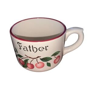 Vintage Fruit Father Coffee Tea Mug Made in Western Germany "A" Imprint 1997